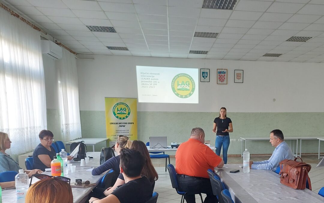 Održana 2. radionica za izradu LRS LAG-a Papuk za razdoblje 2023.-2027.