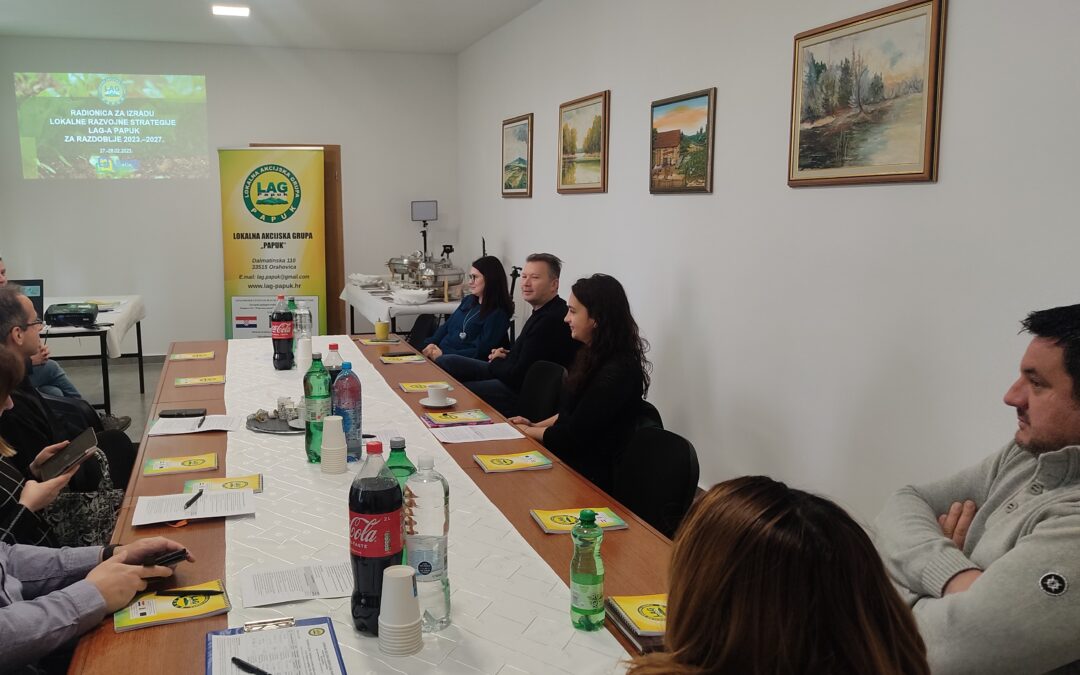 Održana 4. radionica za izradu LRS LAG-a “Papuk” za razdoblje 2023.2027.