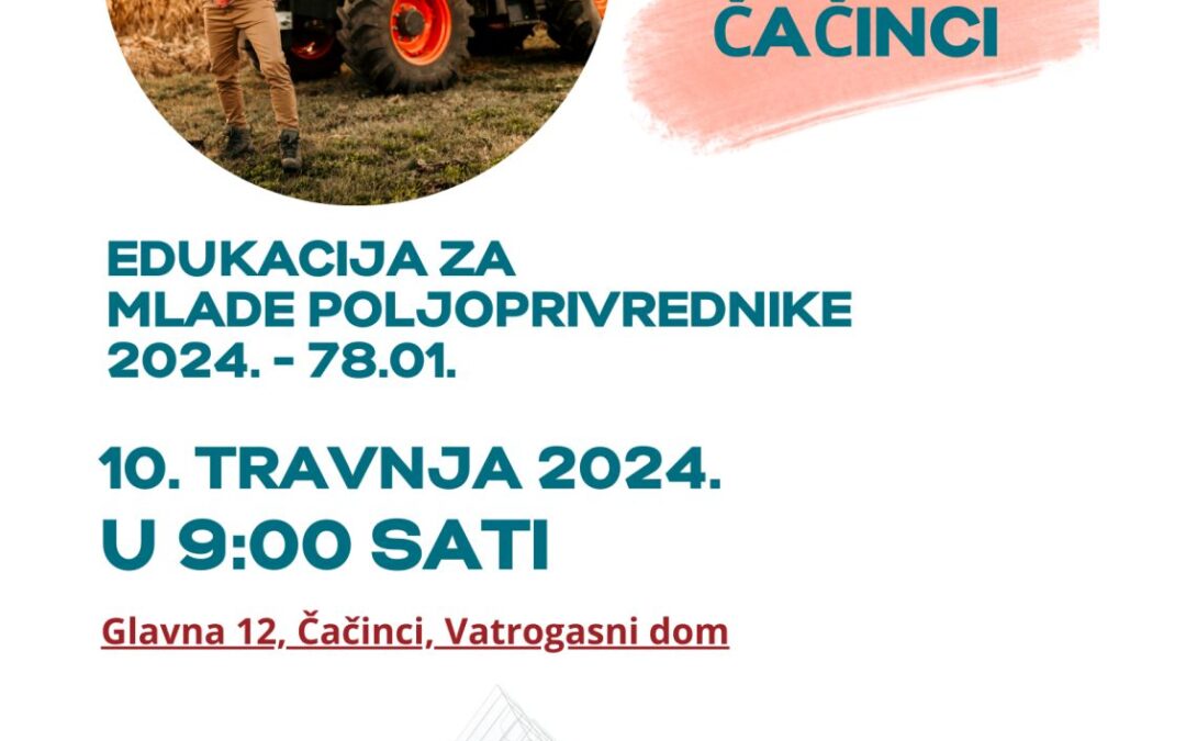 Edukacija za mlade poljoprivrednike 2024. – 78.01.