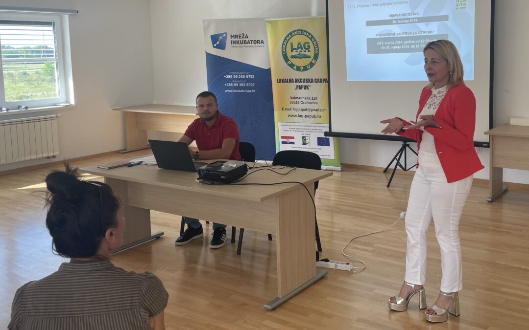 Održana radionica za intervenciju 73.12. “Potpora malim poljoprivrednicima” – Orahovica