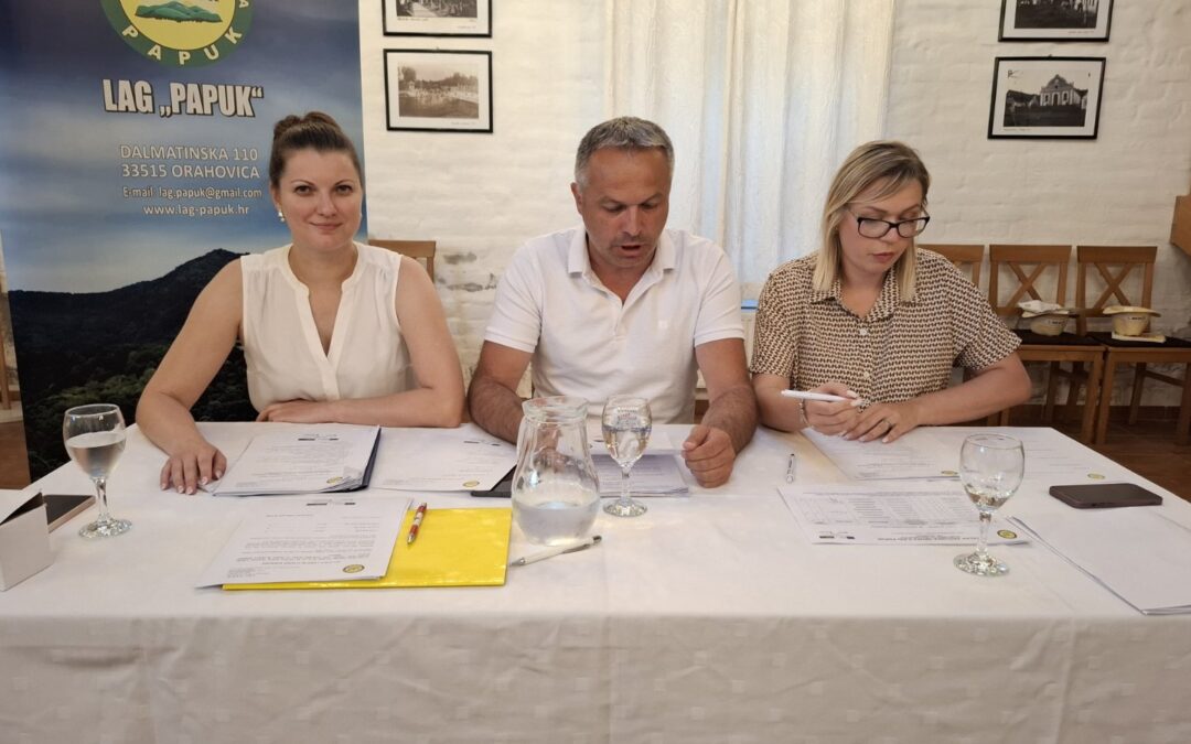 Održana 26. izborna sjednica Skupštine LAG-a “Papuk”