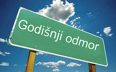 Obavijest o kolektivnom godišnjem odmoru