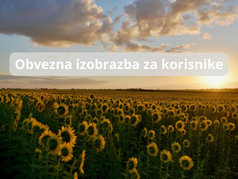 Obvezna izobrazba za korisnika potpore za eko sheme, proizvodno vezana plaćanja i IAKS mjere ruralnog razvoja